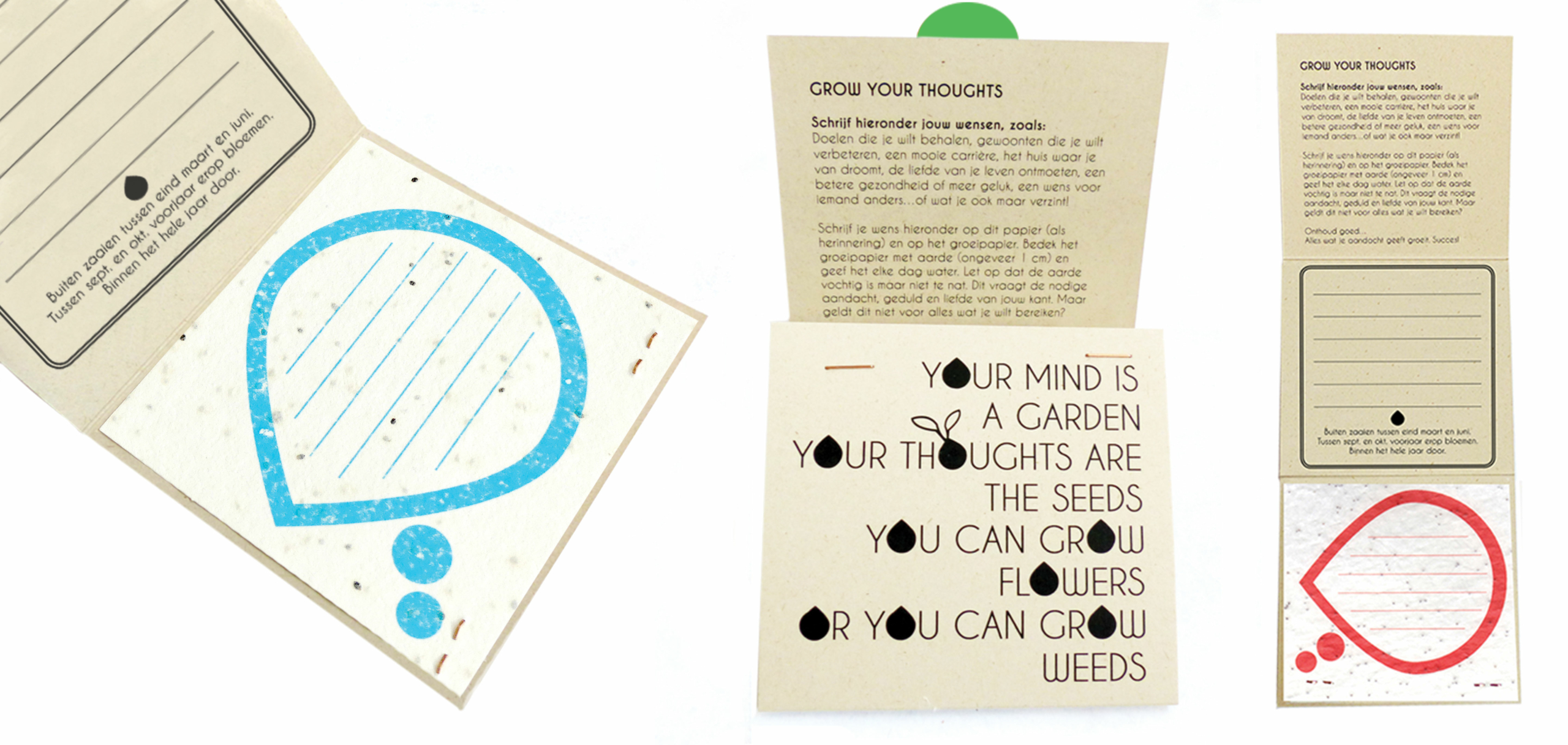Grow your thoughts kaarten binnenkant