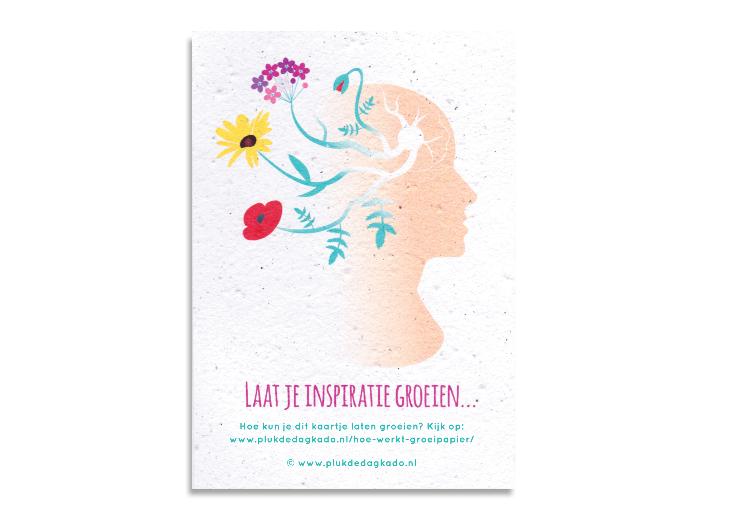 Groeipapier kaart | Laat je inspiratie groeien...